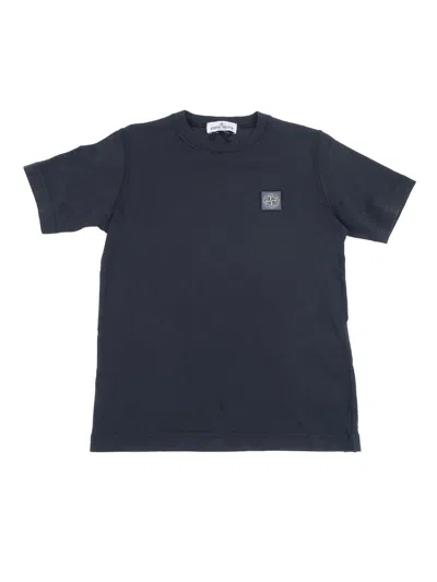Stone Island Kids' T-shirt In Blue