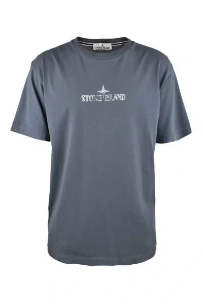Stone Island T Shirt In Gray