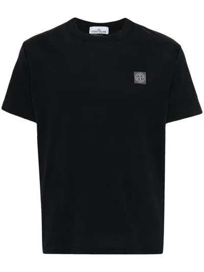 Stone Island T-shirt Clothing In Black