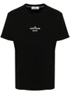 Stone Island Regular Fit Graphic T-shirt With Archivio Print In Black
