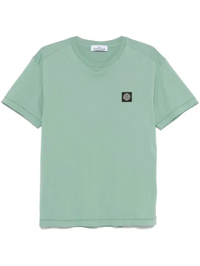 Stone Island T-shirt Clothing In V005b Mint