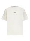 Stone Island Cotton Crew Neck T-shirt With Graphic Print In White