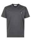 Stone Island Dark Grey T-shirt With Patch . In Gray