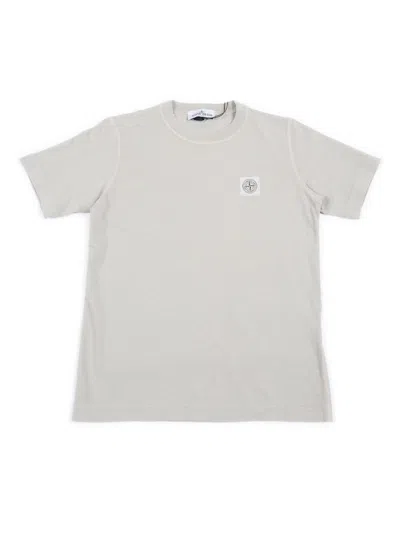 Stone Island Kids' T-shirt In Neutral