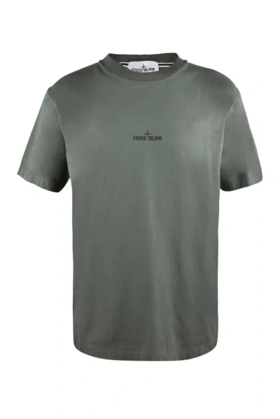Stone Island T Shirt In Gray