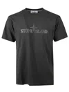 Stone Island T-shirts And Polos In Lead Grey