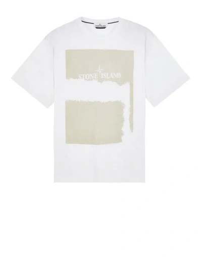 Stone Island Short Sleeve T-shirt White Cotton