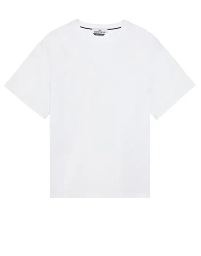 Stone Island Short Sleeve T-shirt White Cotton