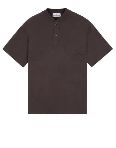 Stone Island Short Sleeve T-shirt Gray Cotton