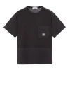 Stone Island Short Sleeve T-shirt Black Cotton In Black