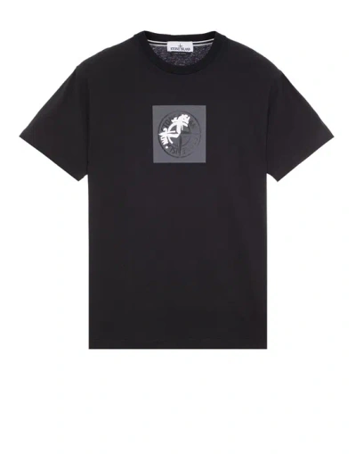 Stone Island Short Sleeve T-shirt Black Cotton