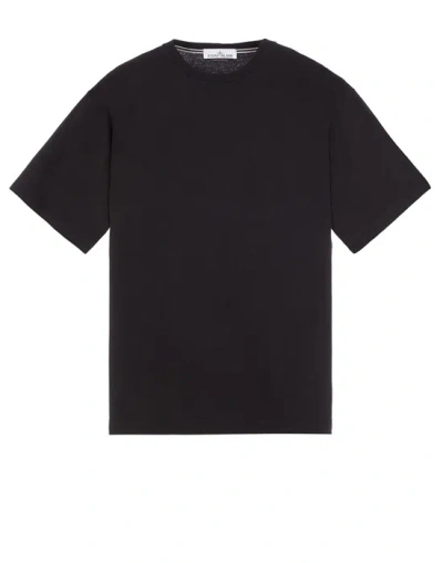 Stone Island Short Sleeve T-shirt Black Cotton