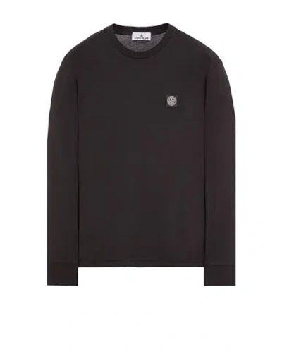 Stone Island Longsleeves Tee In Noir