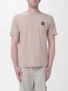 Stone Island T-shirt Men  In Metallic