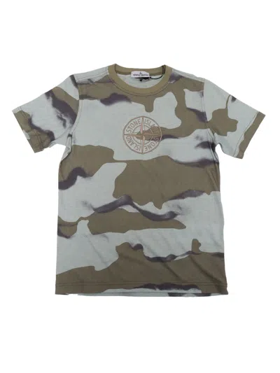 Stone Island Kids' T-shirt In Multi