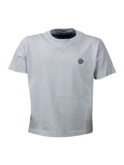 Stone Island Kids' T-shirt In Sky Blu