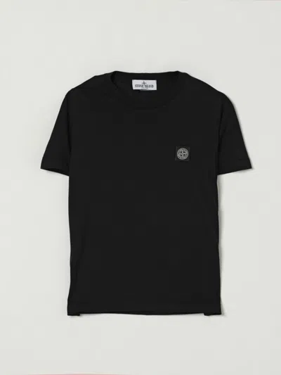 Stone Island T-shirt  Junior Kids Color Black