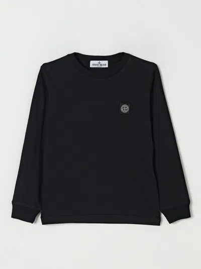 Stone Island T-shirt  Junior Kids Color Black