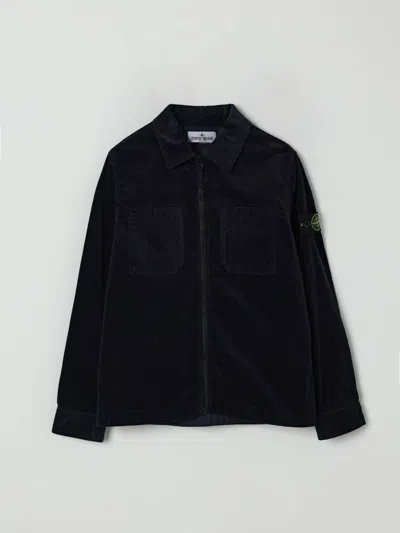 Stone Island T-shirt  Junior Kids Color Blue