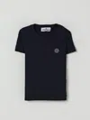 Stone Island T-shirt  Junior Kids Color Blue In Black