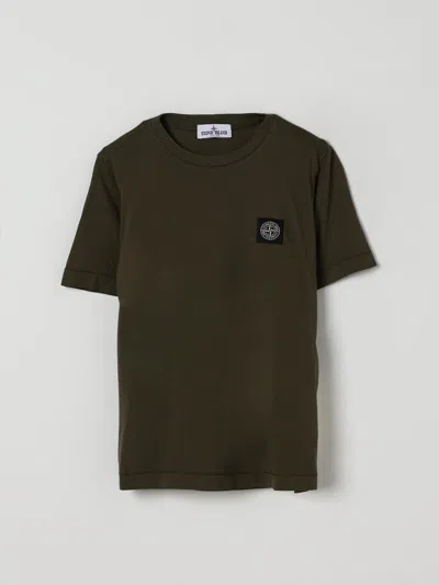 Stone Island T-shirt  Junior Kids Color Green