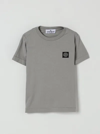 Stone Island T-shirt  Junior Kids Color Grey In Gray