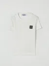 Stone Island T-shirt  Junior Kids Color Natural In White