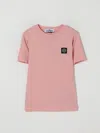 Stone Island T-shirt  Junior Kids Color Pink