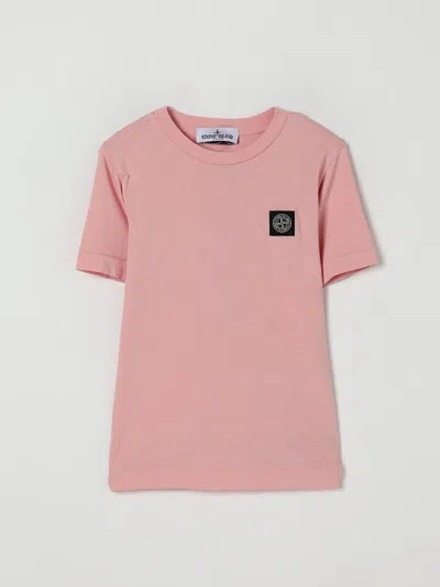Stone Island T-shirt  Junior Kids Color Pink