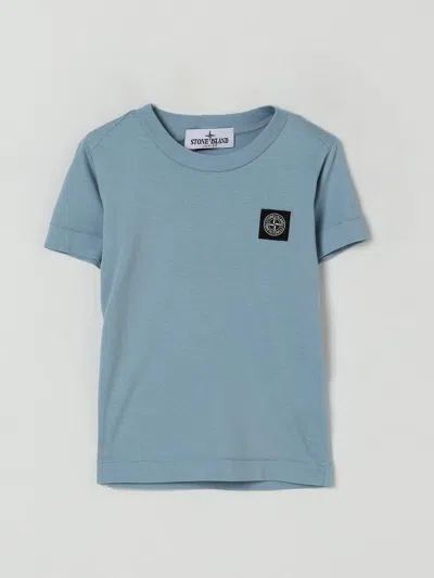 Stone Island T-shirt  Junior Kids Color Sky In Blue