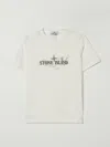 Stone Island Compass Logo-print T-shirt In White