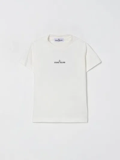 Stone Island T-shirt  Junior Kids Color White