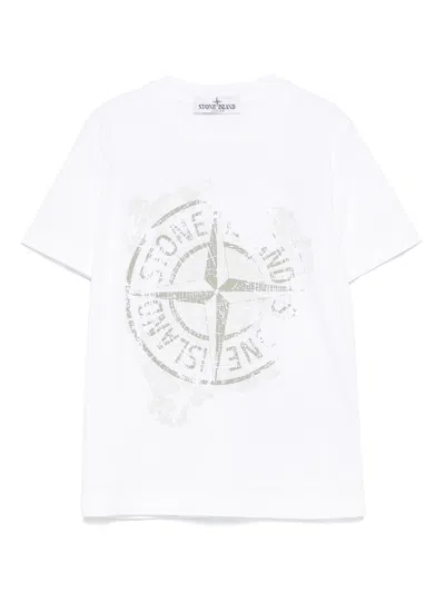 Stone Island T-shirt  Junior In White