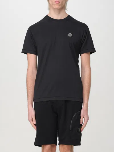 STONE ISLAND T-SHIRT STONE ISLAND MEN COLOR BLACK,424686002