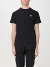 Stone Island Compass Patch Cotton Jersey T-shirt Clothing In Black