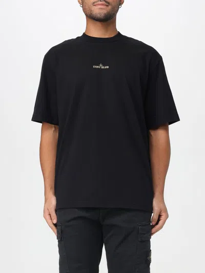 STONE ISLAND T-SHIRT STONE ISLAND MEN COLOR BLACK,H22129002