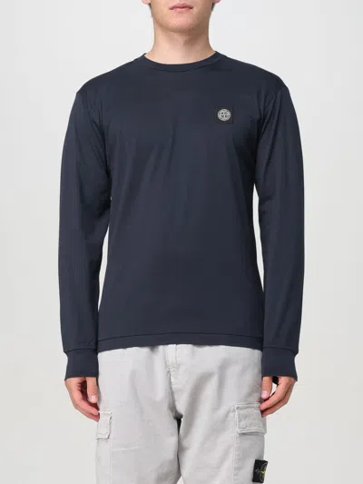 Stone Island T-shirt  Men Color Blue In Blau
