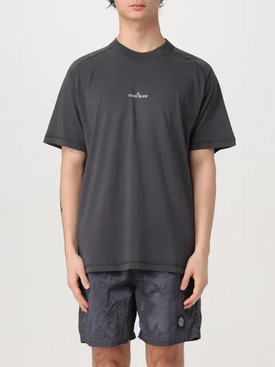 Stone Island T-shirt  Men Color Grey In Grey