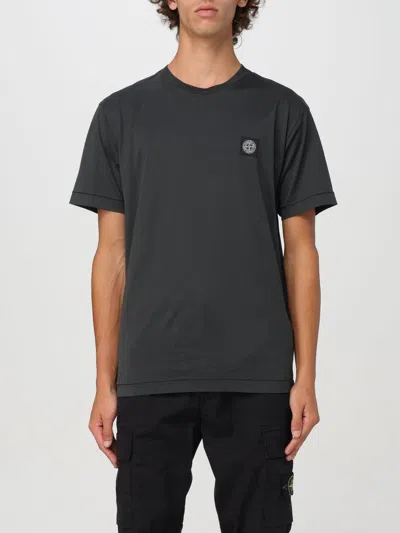 Stone Island T-shirt  Men Color Grey In Grau