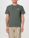 Stone Island T-shirt  Men Color Moss Green In 苔藓绿色