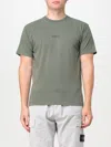 Stone Island T-shirt  Men Color Moss Green In Moosgrün