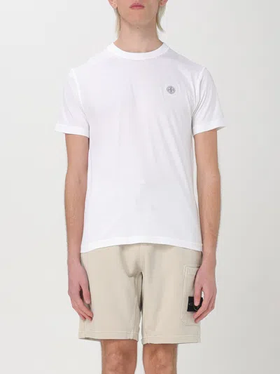 STONE ISLAND T-SHIRT STONE ISLAND MEN COLOR WHITE,G46936001