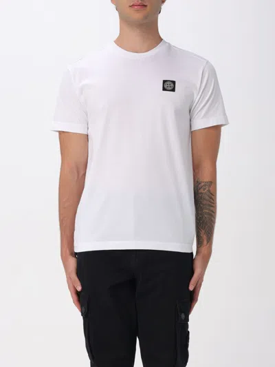 STONE ISLAND T-SHIRT STONE ISLAND MEN COLOR WHITE,431877001