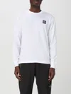 Stone Island Compass-motif T-shirt In Weiss