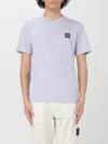 Stone Island Cotton Jersey T-shirt In Wisteria