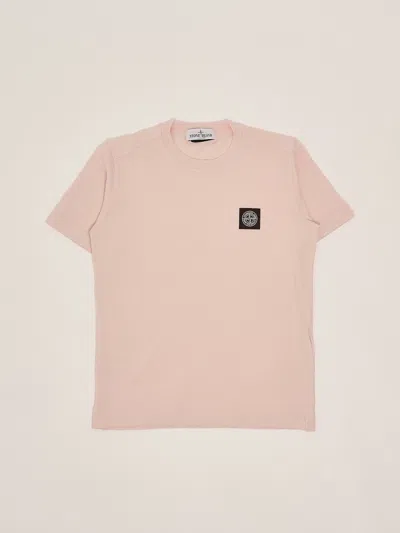 Stone Island Kids' T-shirt T-shirt In Pink
