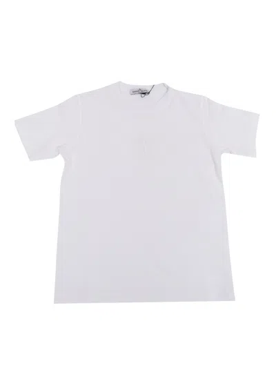 Stone Island Kids' T-shirt In White