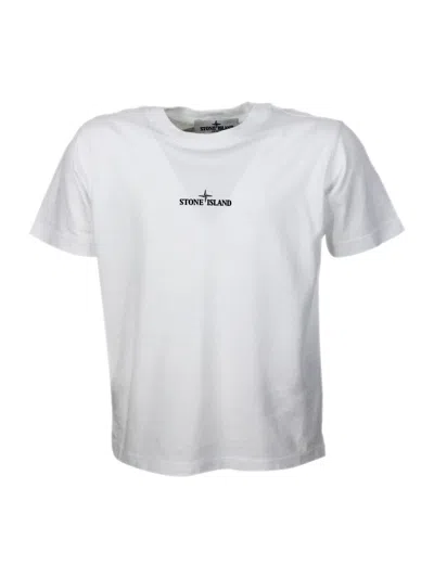 Stone Island Kids' T-shirt In White