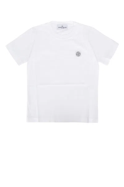 Stone Island Kids' T-shirt In White