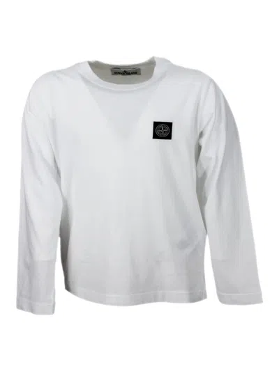 Stone Island Kids' T-shirt In White